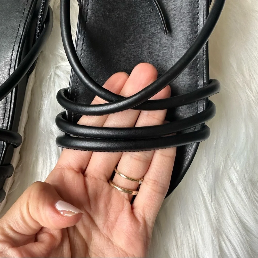 Marc Fisher Joylyn Strappy Sandals Black Size‎ 7.5